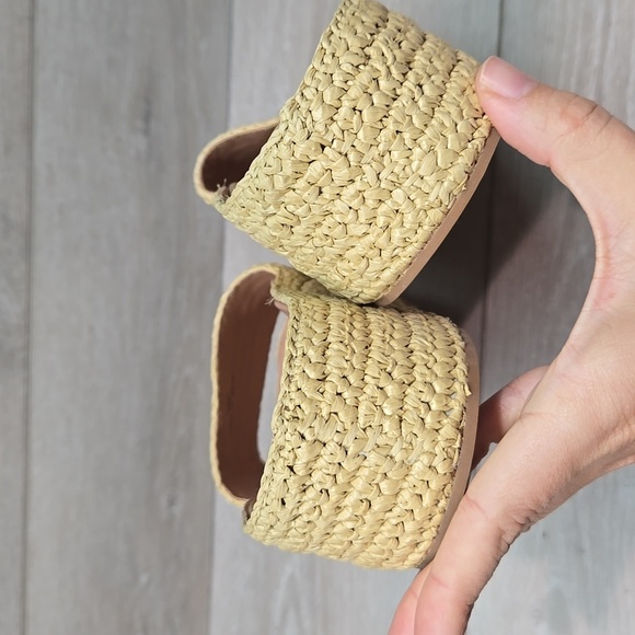 Joie Women Boho Hobo Espadrille Platform Woven Design Sandals Shoes Sz 9.5M - Picture 7 of 12